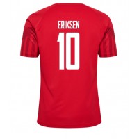 Koszulka piłkarska Dania Christian Eriksen #10 Strój Domowy MŚ 2022 tanio Krótki Rękaw